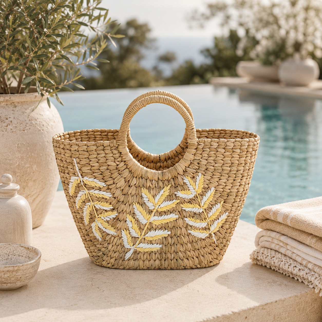 The Tropical Fern | Kauna Grass Large Bag