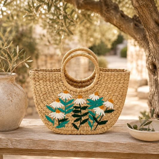 The Cone Flower Bloom | Kauna Grass U-Bag