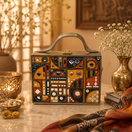 The Brass City | Lippan Art Box Bag
