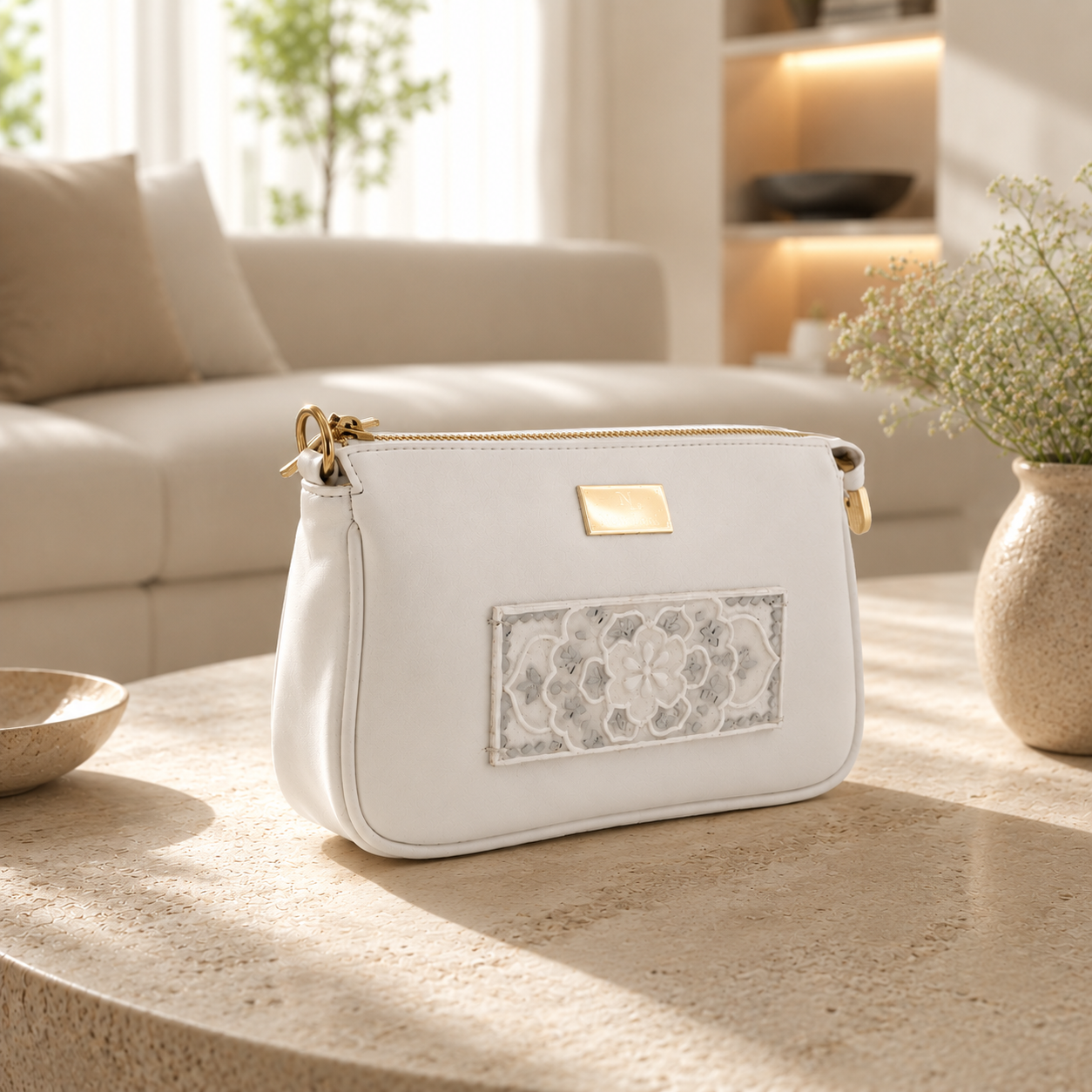 The Pearl Lippan Clutch | Artisan Clutch Bag