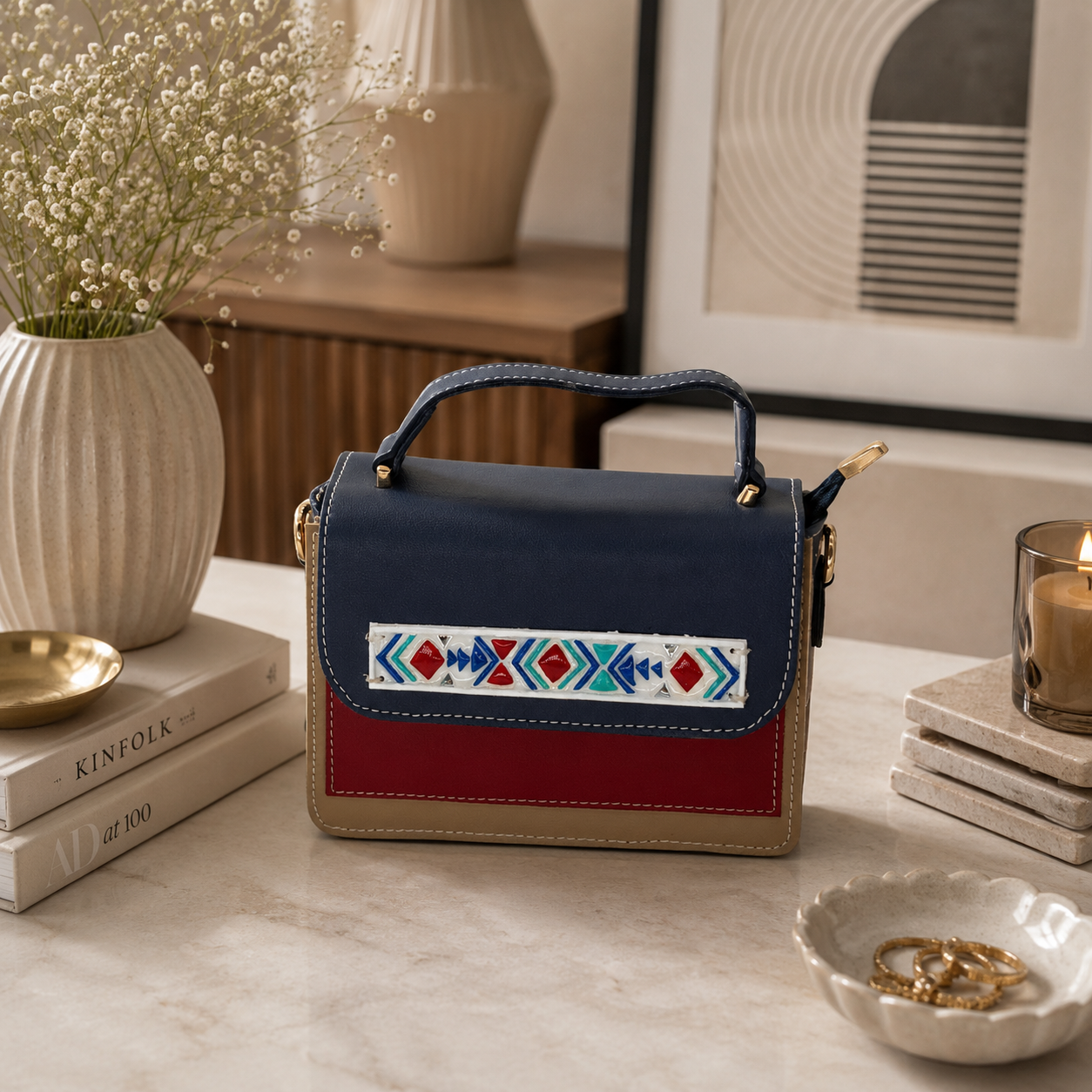 The Tribal Sling | Lippan Art Sling Bag