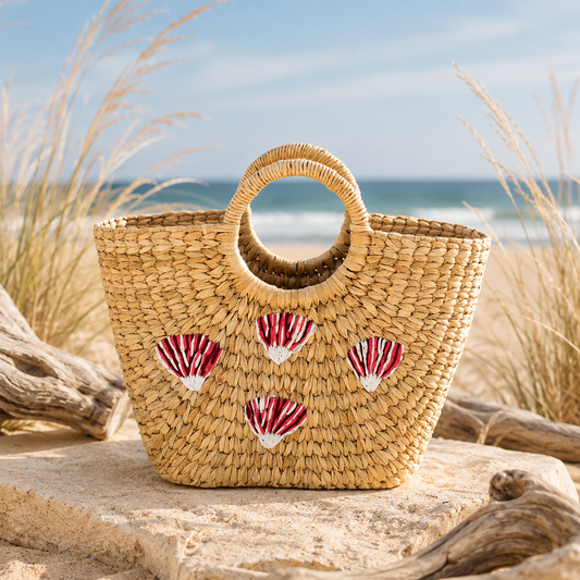 The Scarlet Shell | Kauna Grass Large Bag
