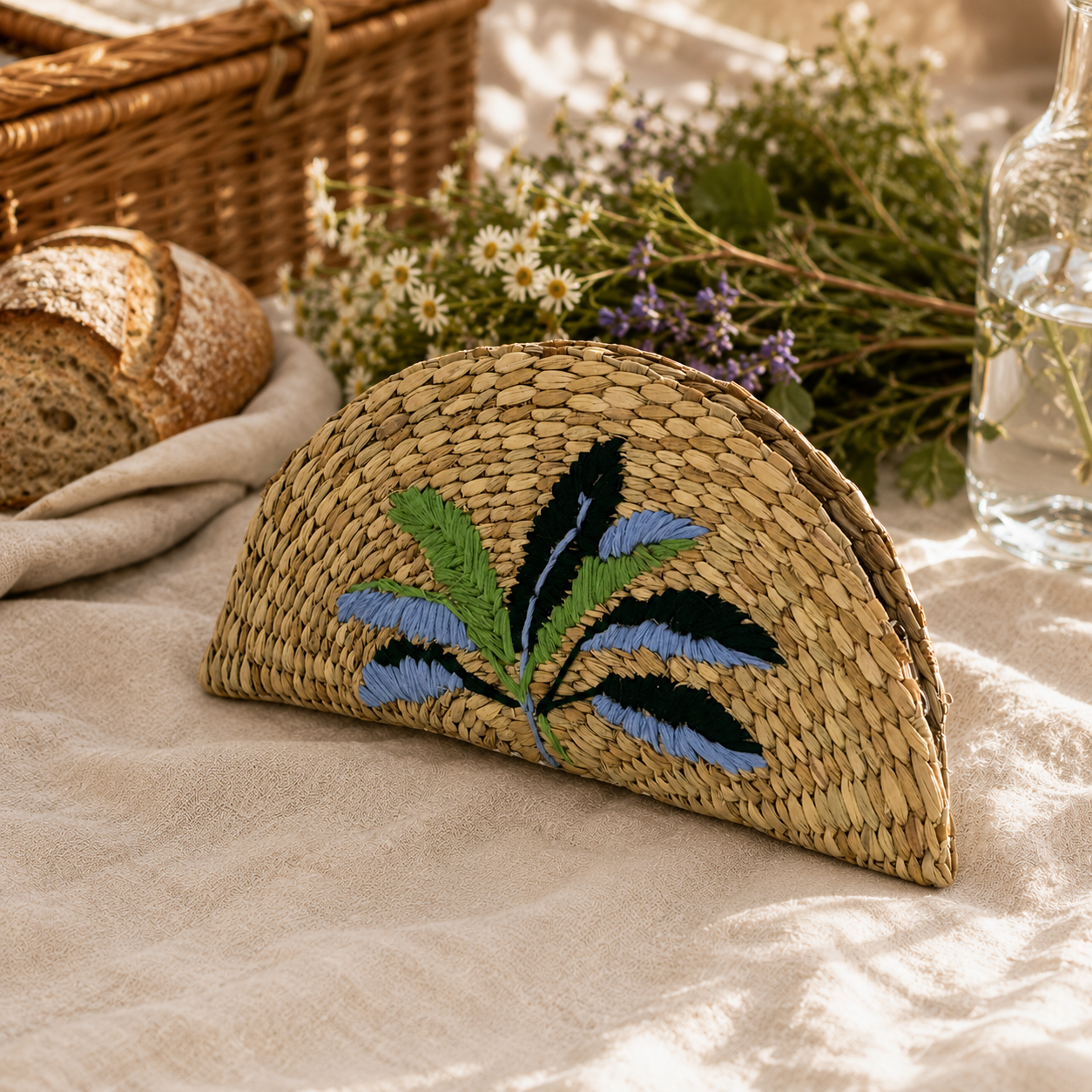 The Tropical Palm | Kauna Grass Wallet
