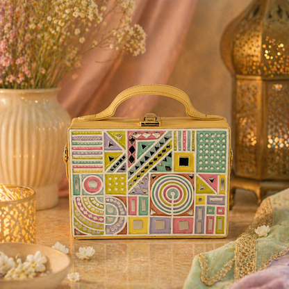 The Color Carnival | Lippan Art Box Bag