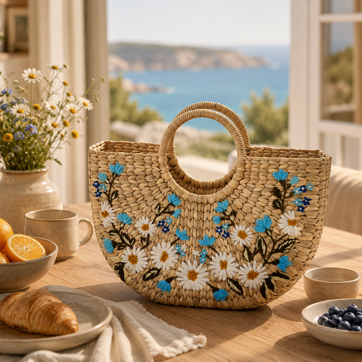 The Blue Meadow | Kauna Grass U-Bag