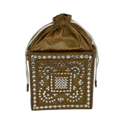 The Mirror Maze Potli | Lippan Art Potli Bag