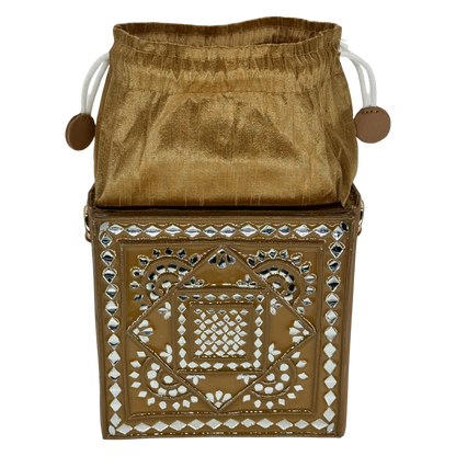 The Mirror Maze Potli | Lippan Art Potli Bag