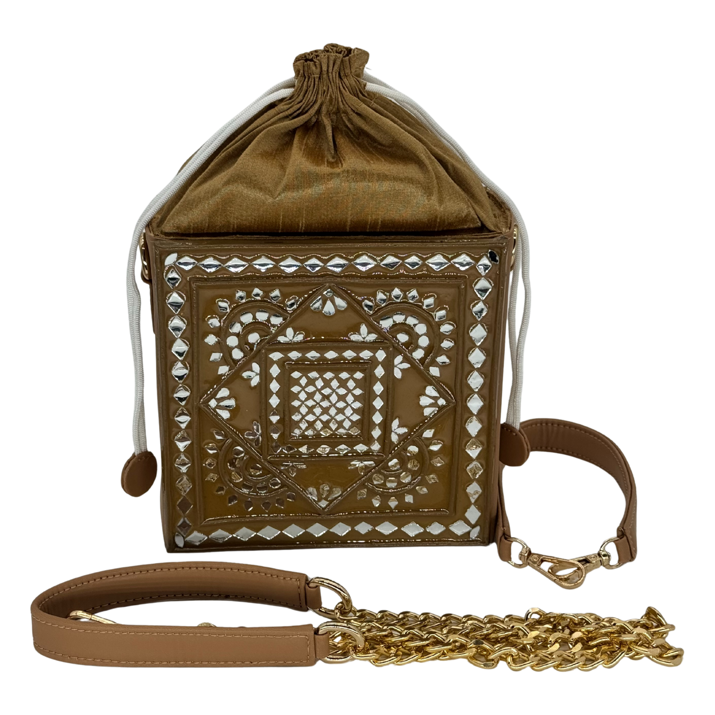 The Mirror Maze Potli | Lippan Art Potli Bag