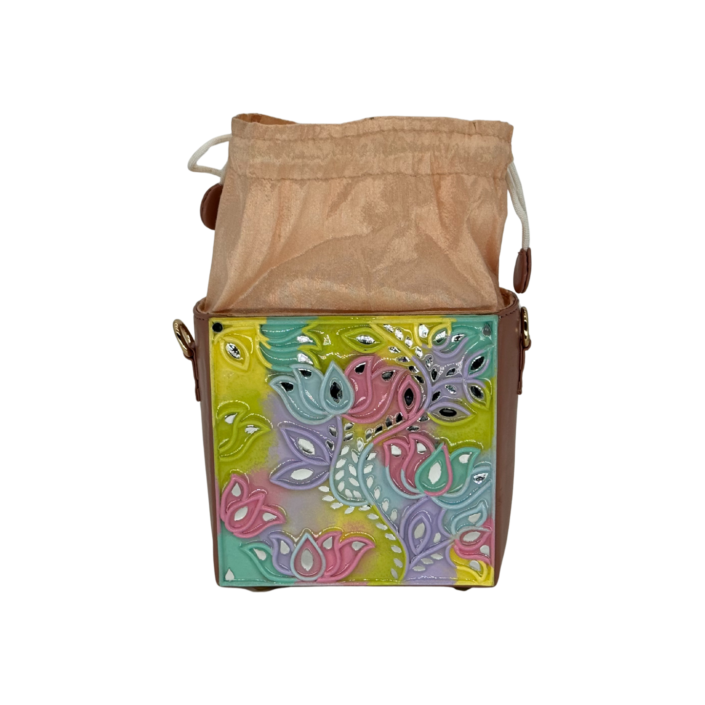 The Pastel Paisley Potli | Lippan Art Potli Bag
