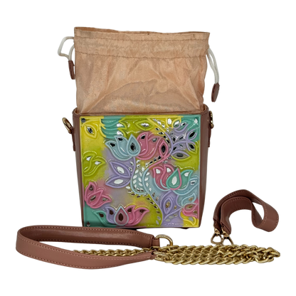 The Pastel Paisley Potli | Lippan Art Potli Bag