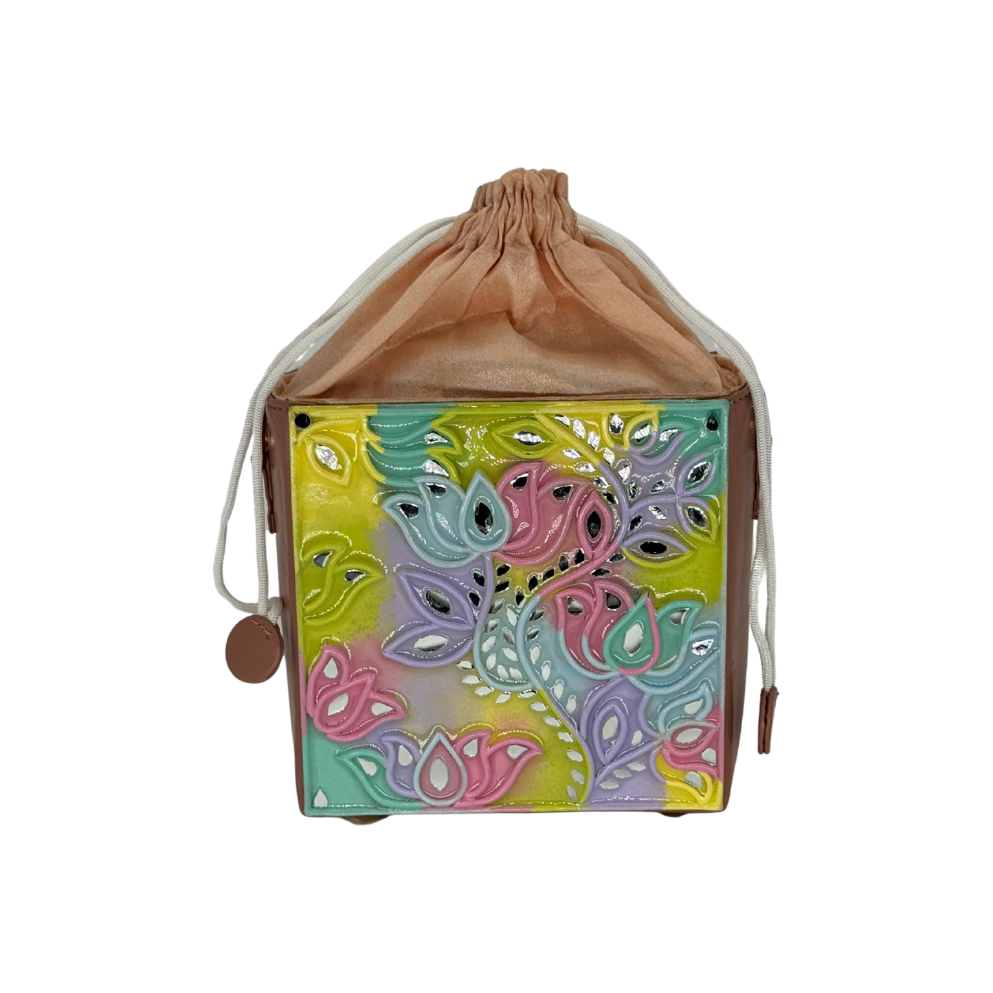 The Pastel Paisley Potli | Lippan Art Potli Bag