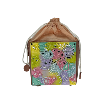 The Pastel Paisley Potli | Lippan Art Potli Bag