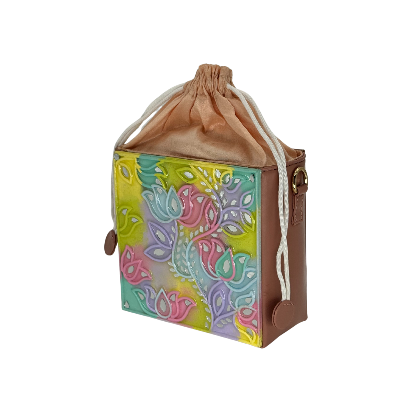 The Pastel Paisley Potli | Lippan Art Potli Bag