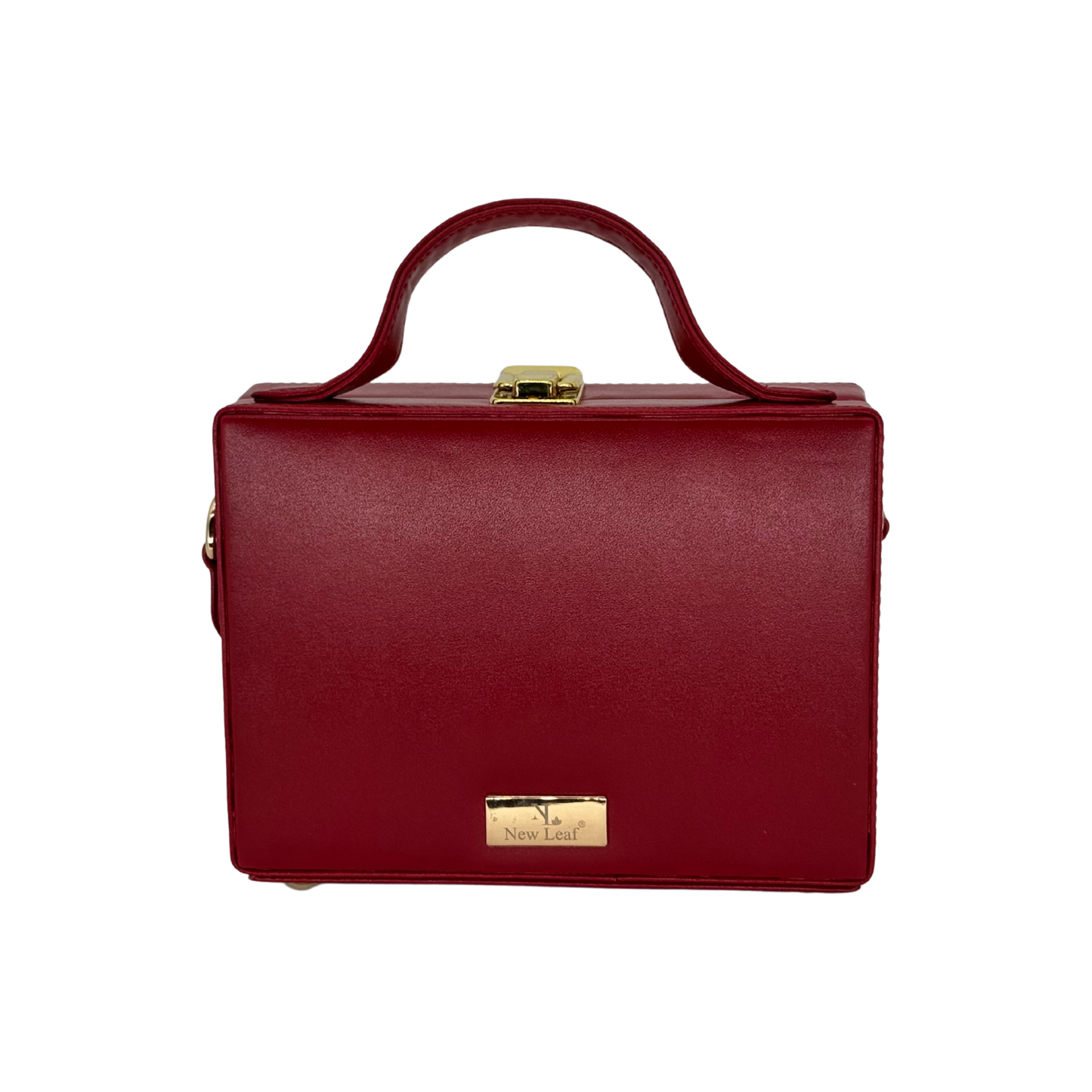 The Burgundy Triangle | Lippan Art Box Bag