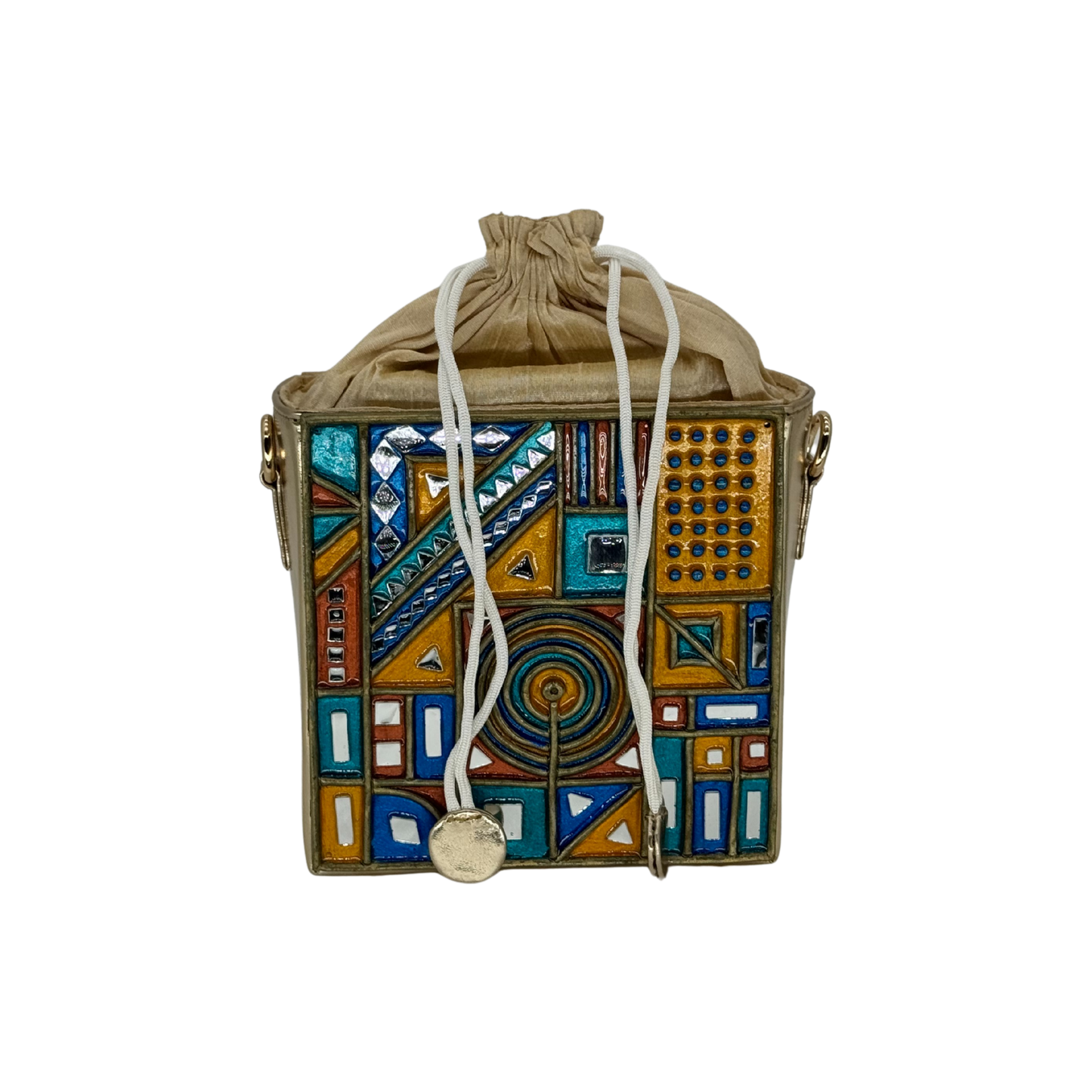 The Mosaic Tales | Lippan Art Potli Bag