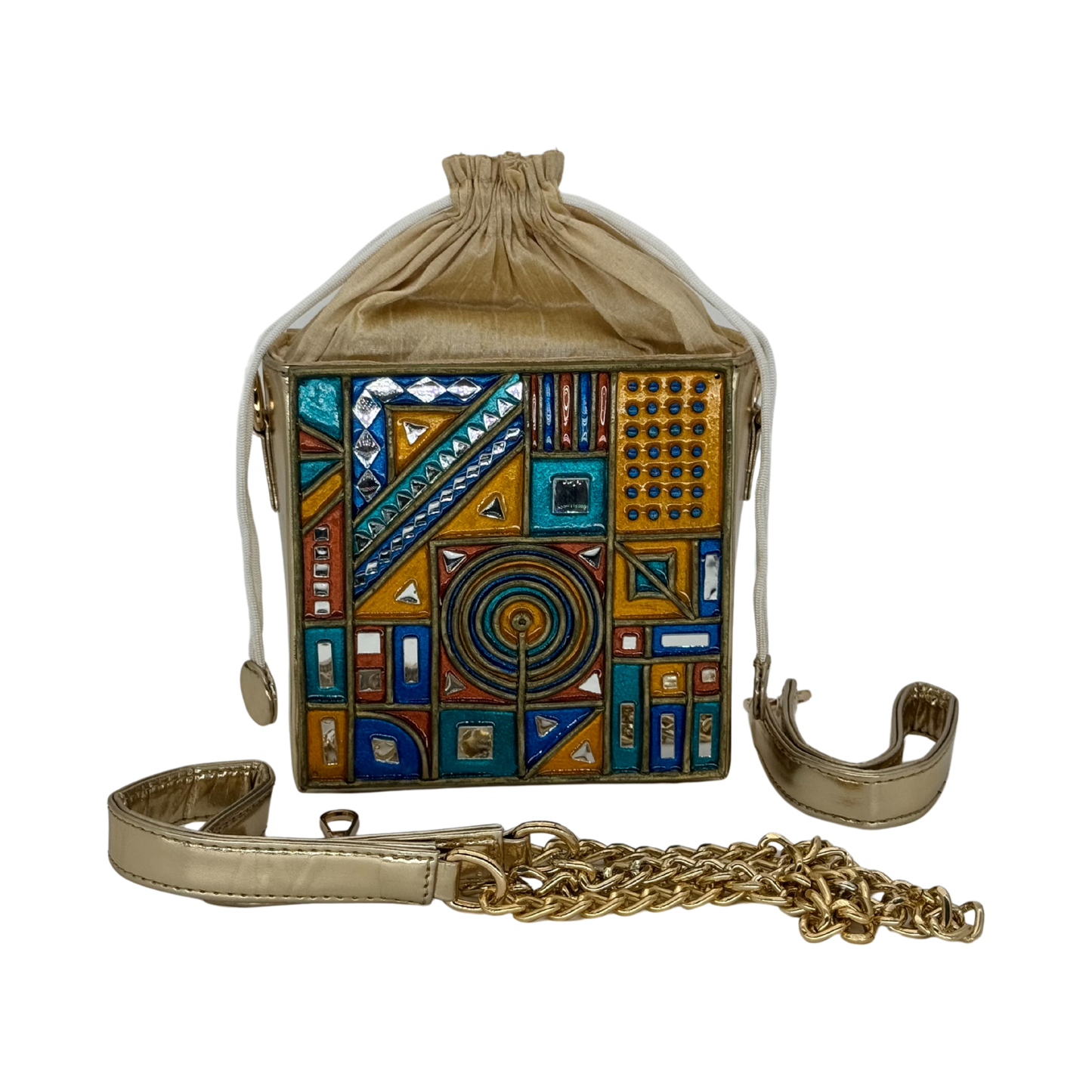 The Mosaic Tales | Lippan Art Potli Bag