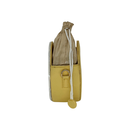 The Garden Halo Potli | Lippan Art Drum Bag