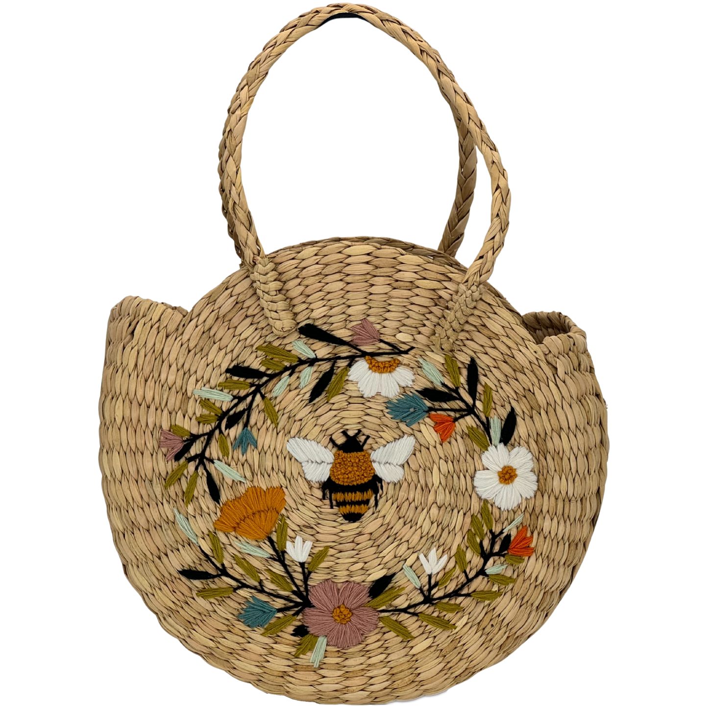 The Honey Bee Circle | Kauna Grass Round Bag