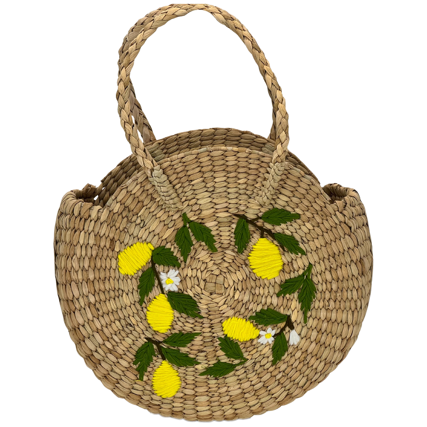 The Lemon Grove | Kauna Grass Round Bag