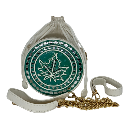 The Maple Leaf Potli | Lippan Art Drum Bag