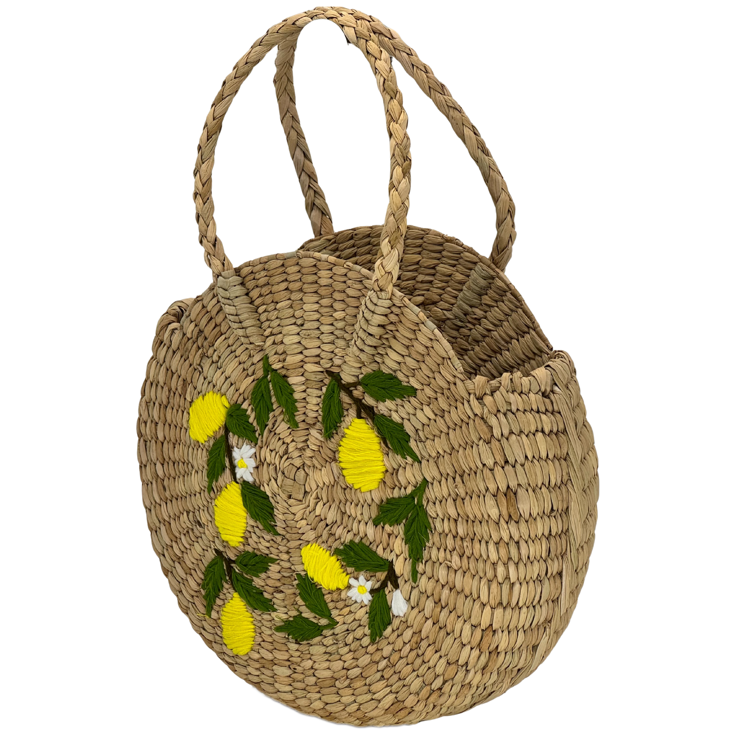 The Lemon Grove | Kauna Grass Round Bag