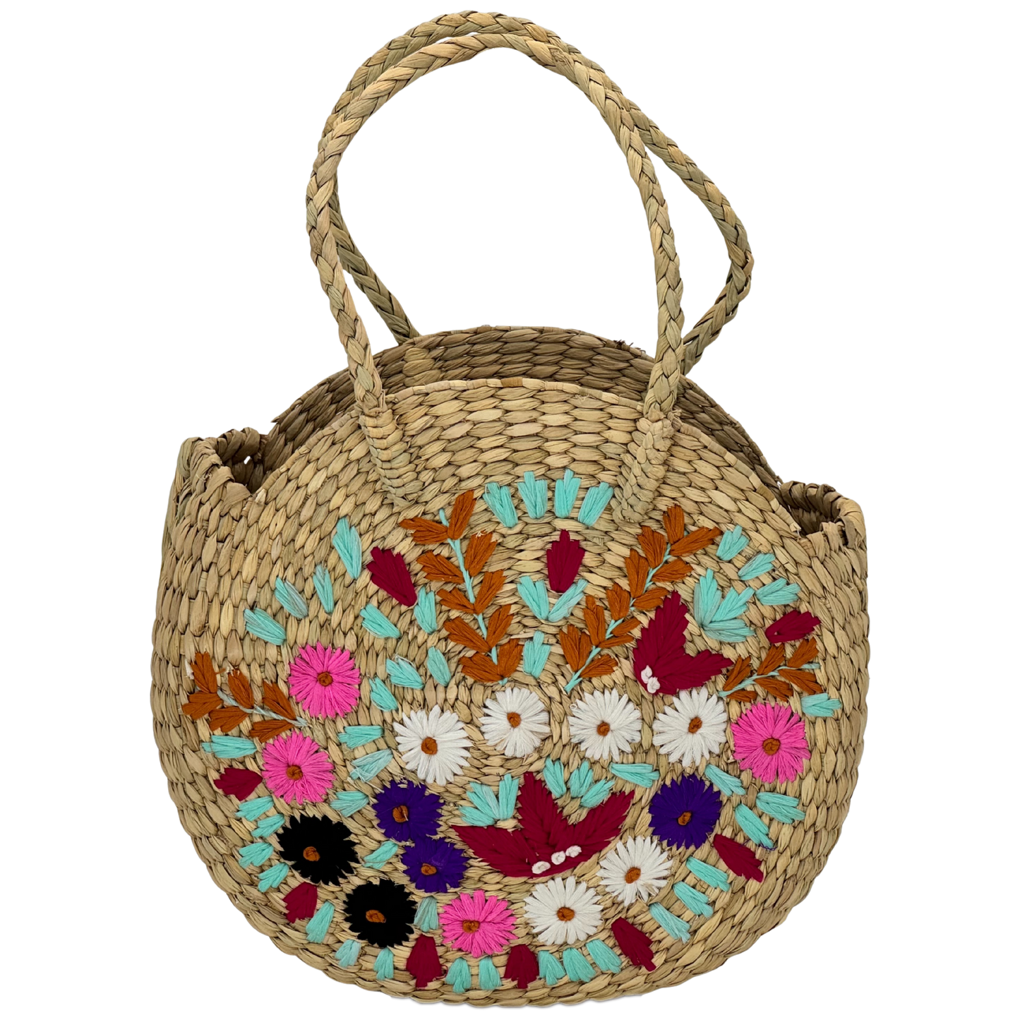 The Wildflower Meadow | Kauna Grass Round Bag