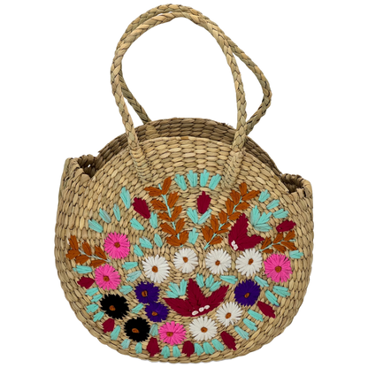 The Wildflower Meadow | Kauna Grass Round Bag