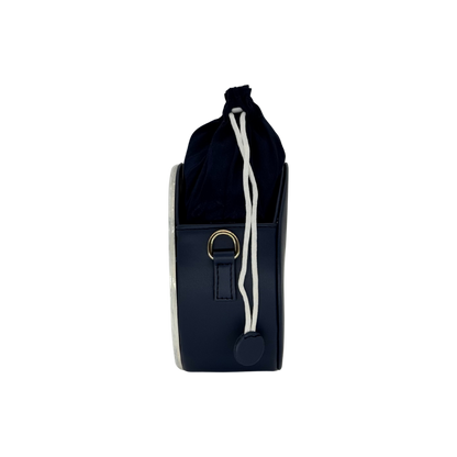The Indigo Mandala Potli | Lippan Art Drum Bag