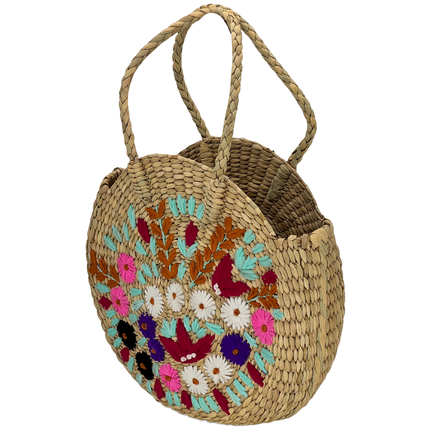 The Wildflower Meadow | Kauna Grass Round Bag