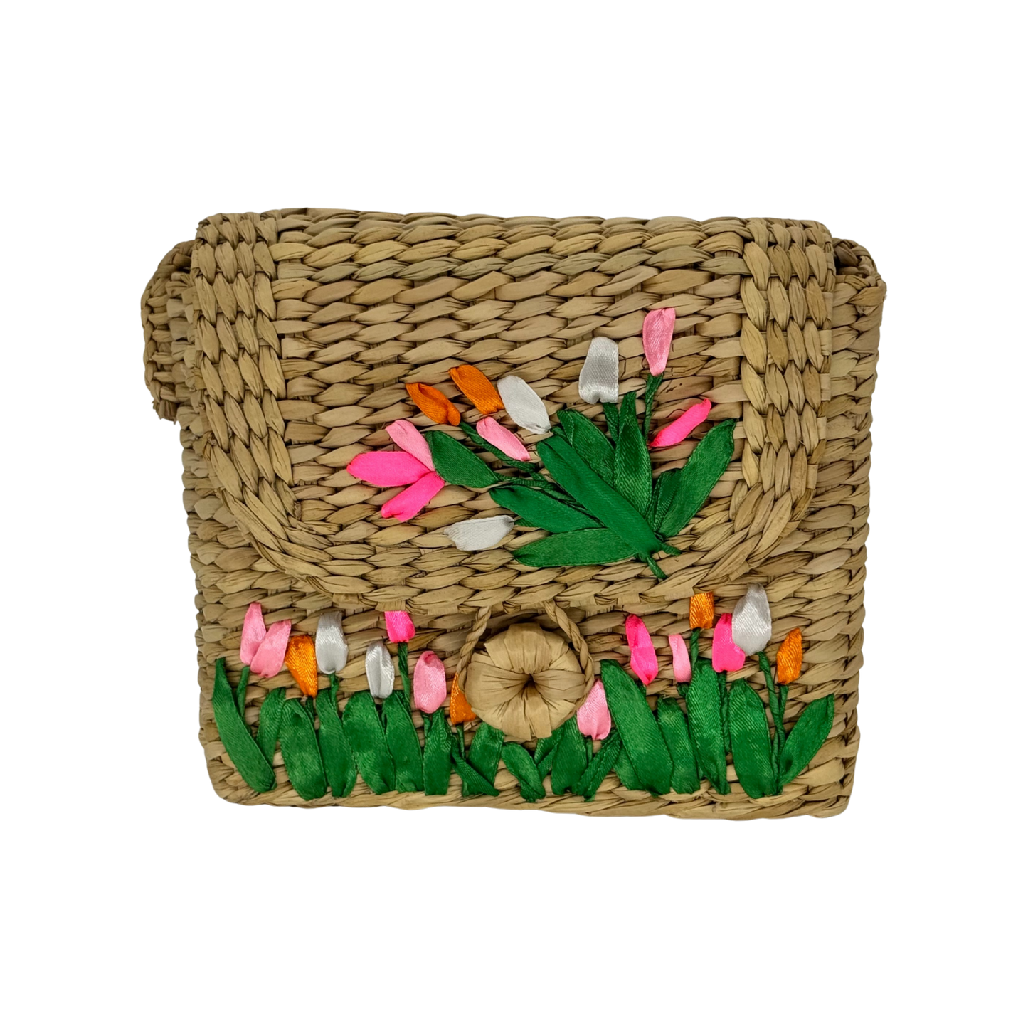 The Spring Garden Satchel | Kauna Grass Satchel