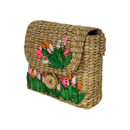 The Spring Garden Satchel | Kauna Grass Satchel