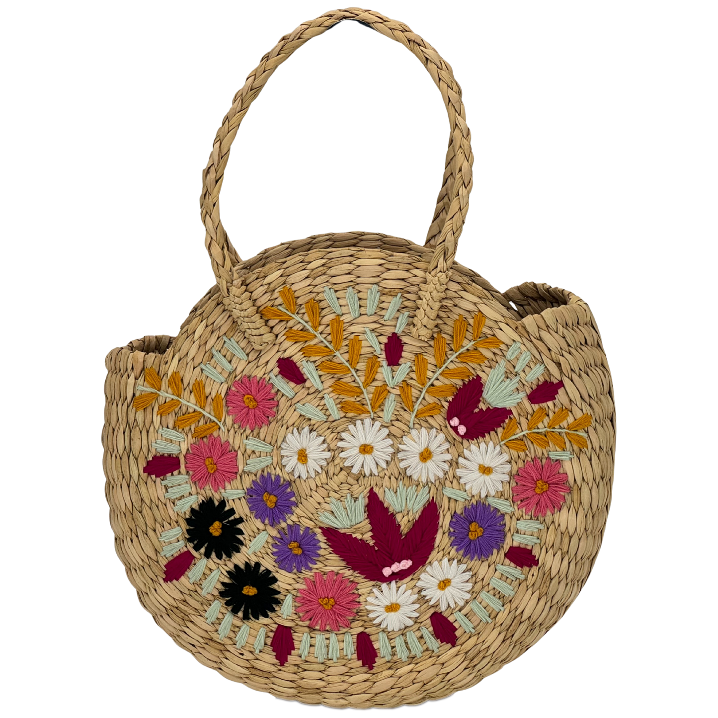 The Wildflower Meadow | Kauna Grass Round Bag