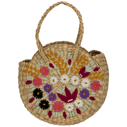 The Wildflower Meadow | Kauna Grass Round Bag