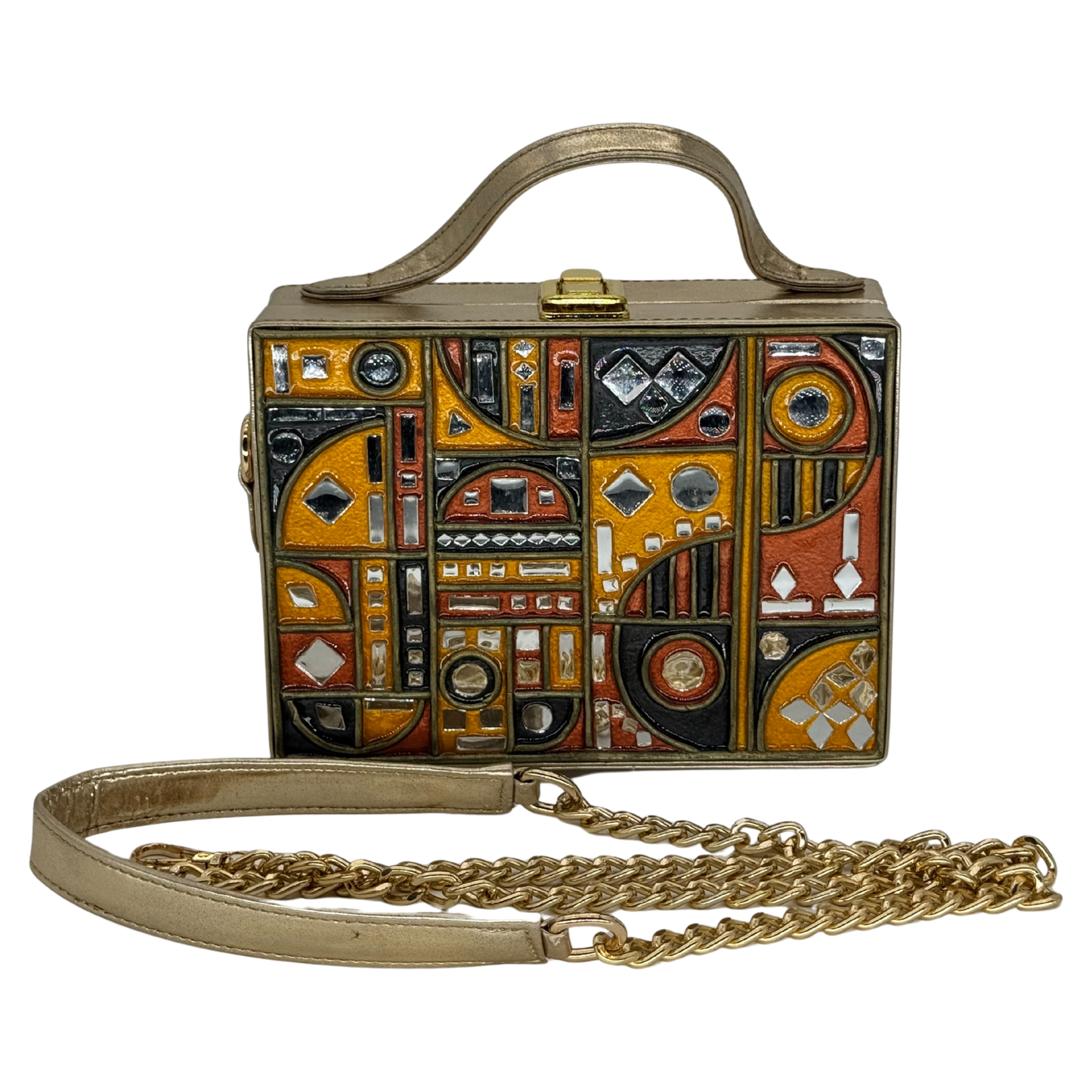 The Brass City | Lippan Art Box Bag