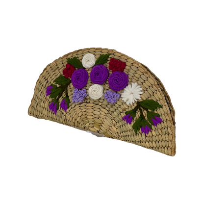 The Violet Rosette | Kauna Grass Wallet