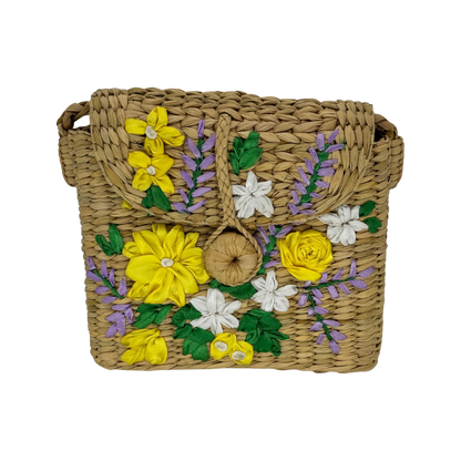 The Summer Garden Satchel | Kauna Grass Satchel