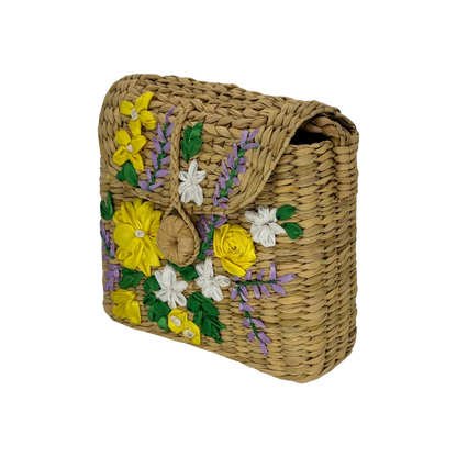 The Summer Garden Satchel | Kauna Grass Satchel