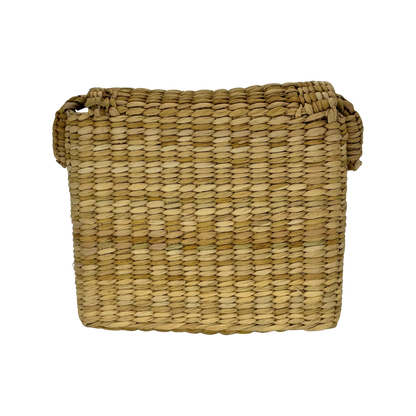 The Red Rose Satchel | Kauna Grass Satchel