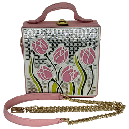 The Spring Tulips  | Lippan Art Box Bag