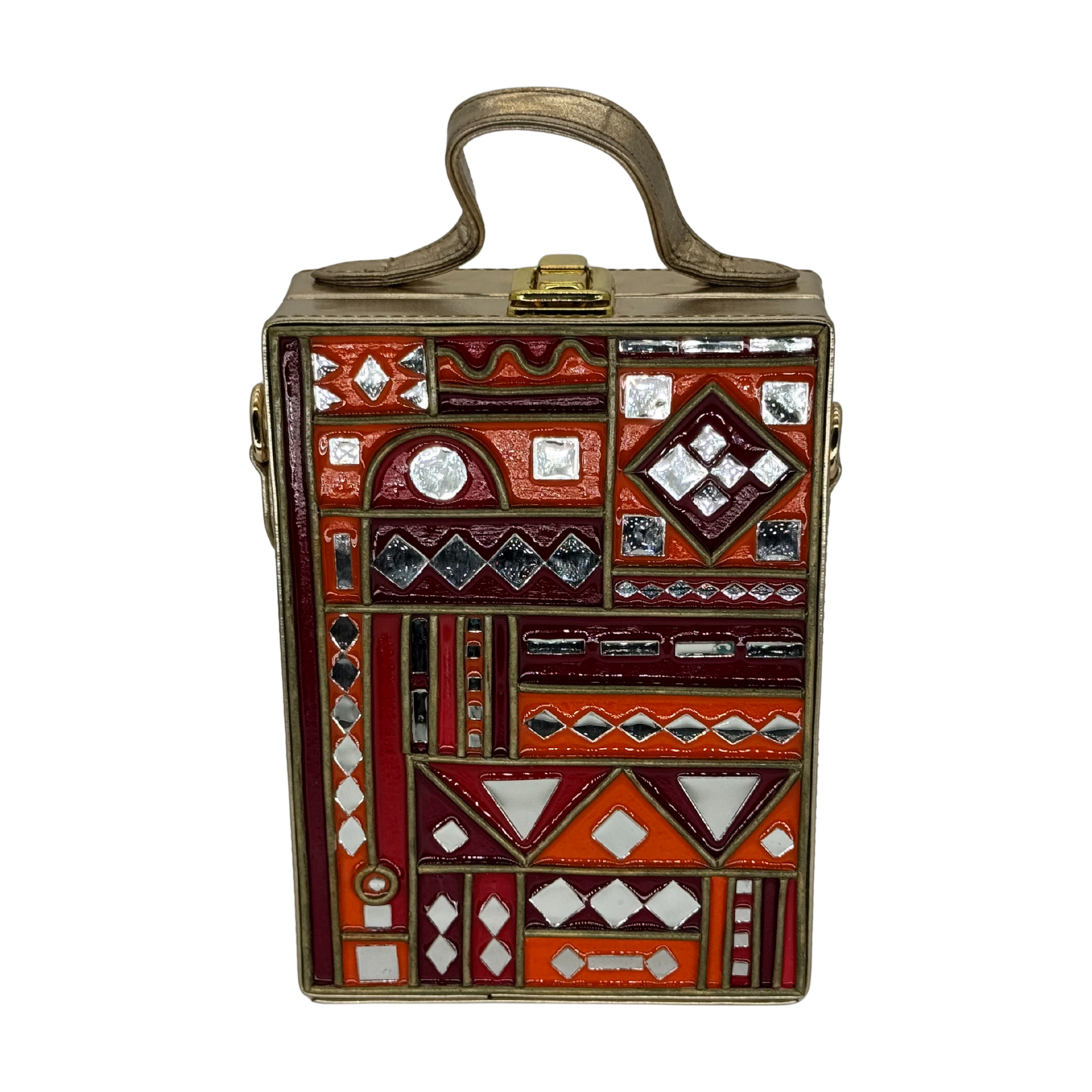 The Terracotta Archive | Lippan Art Box Bag Vertical