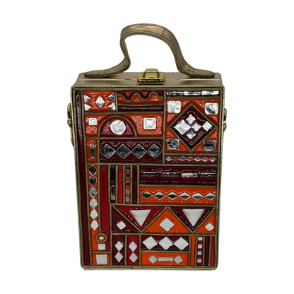 The Terracotta Archive | Lippan Art Box Bag Vertical