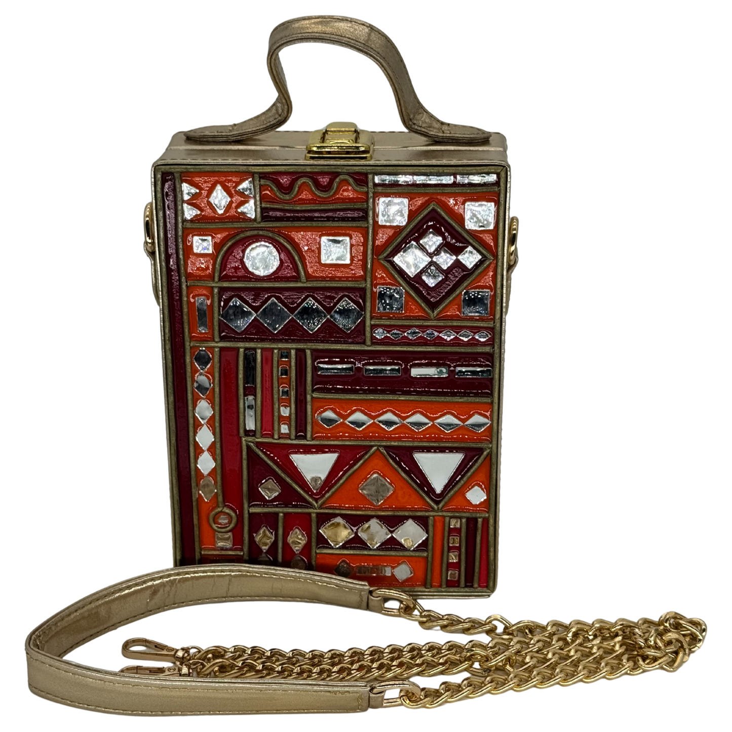 The Terracotta Archive | Lippan Art Box Bag Vertical