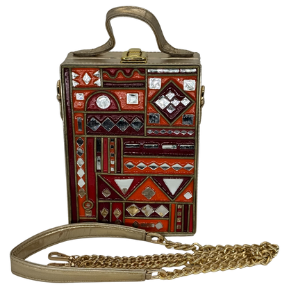 The Terracotta Archive | Lippan Art Box Bag Vertical