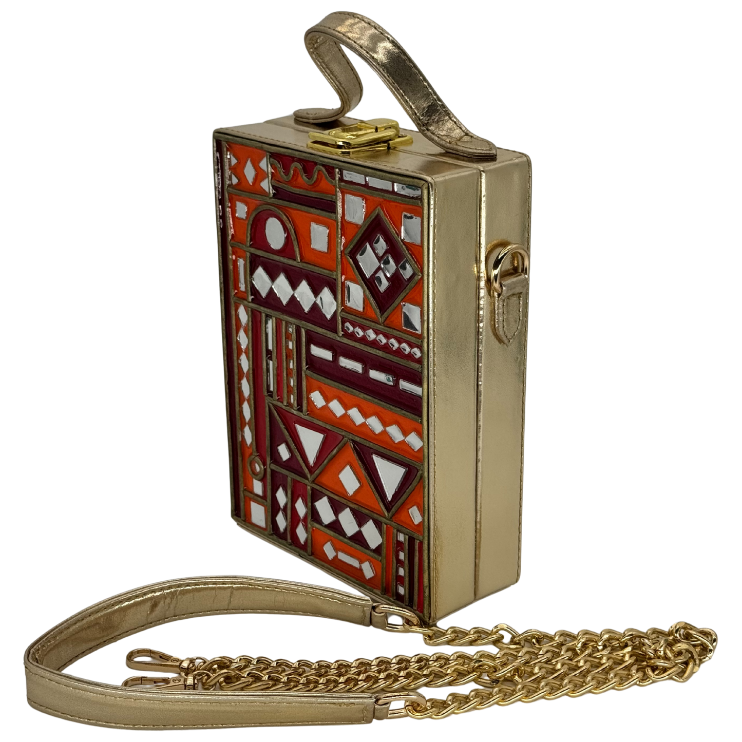 The Terracotta Archive | Lippan Art Box Bag Vertical