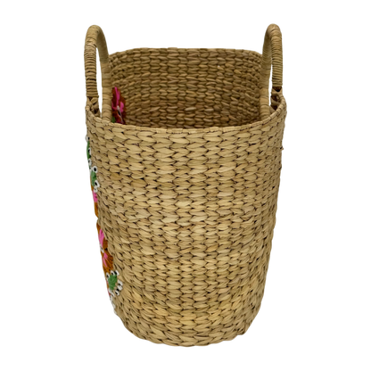 The Ochre Pink Flower Garden | Kauna Grass Large Bag