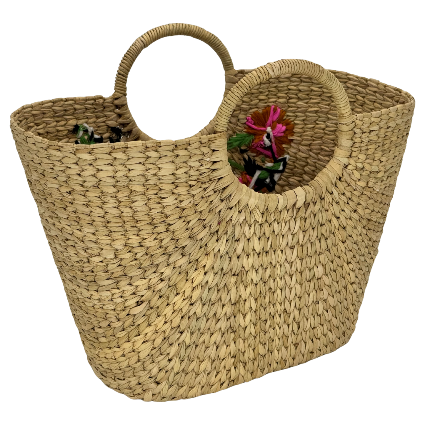 The Ochre Pink Flower Garden | Kauna Grass Large Bag