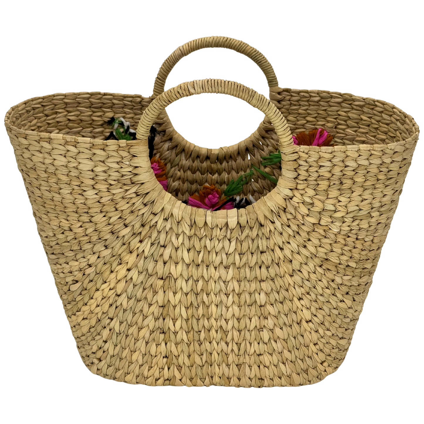 The Ochre Pink Flower Garden | Kauna Grass Large Bag