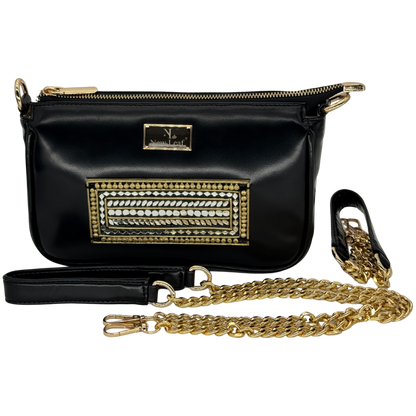 The Midnight Medallion Lippan Clutch | Artisan Clutch Bag