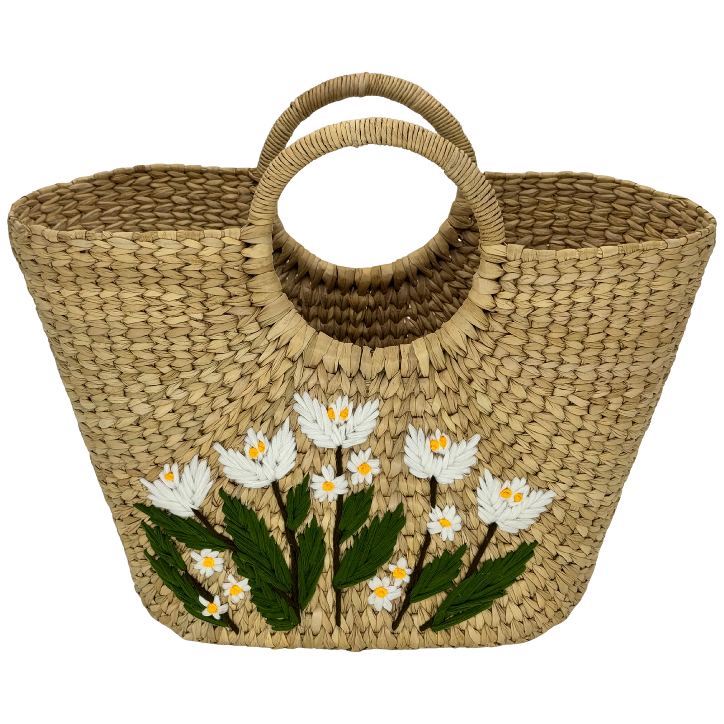 The White Daisy | Kauna Grass Large Bag