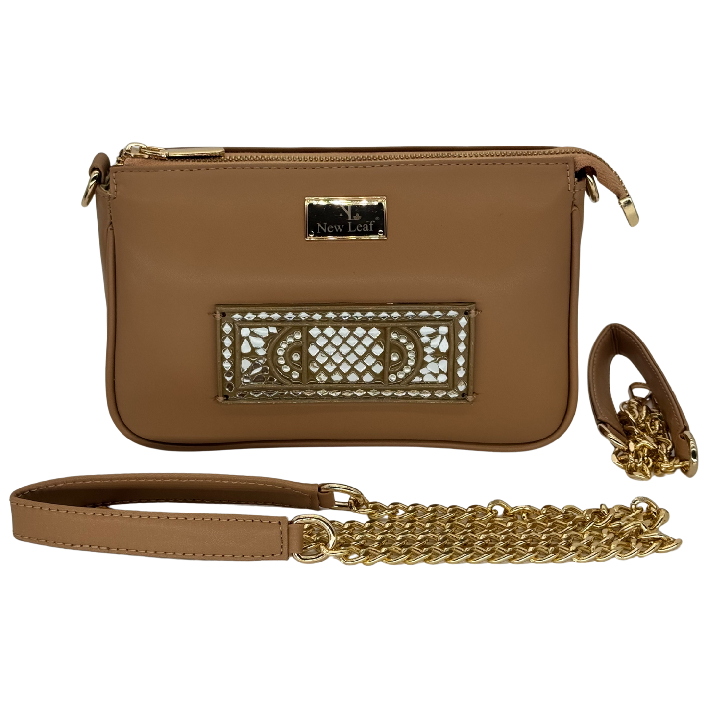 The Sand Medallion Lippan Clutch | Artisan Clutch Bag